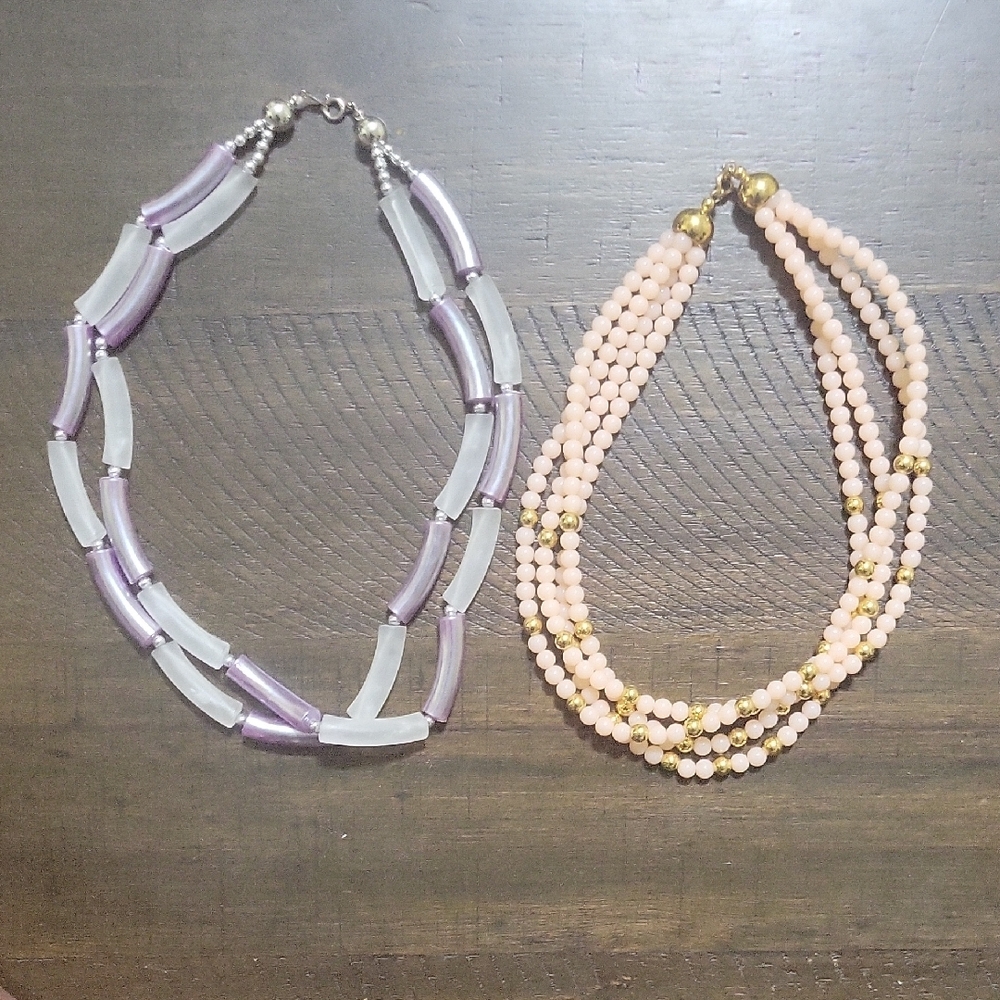 Layered Beaded Choker Set